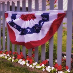 Flag on Fence