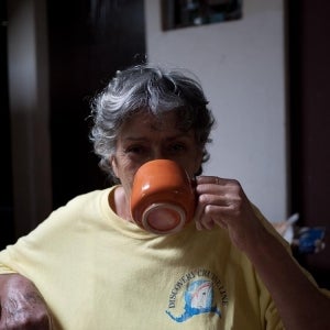 Pachita, Drinking Coffee