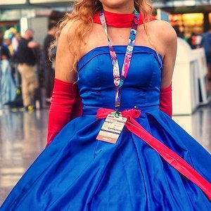 A cosplayer portrait
